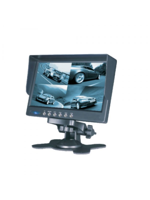 Teknosec  7 inç Dijital Ekran TFT LCD 2 Kanal Seçicili Monitör