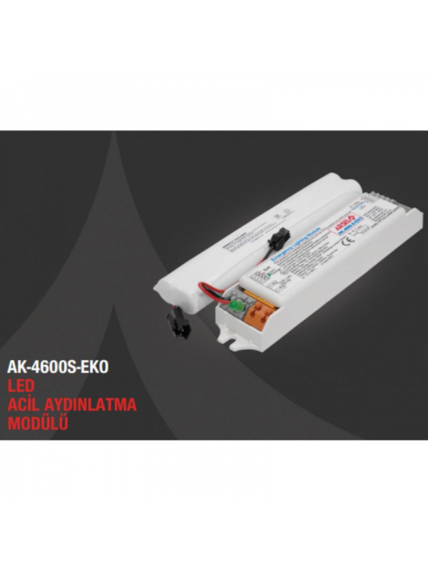 Arsel AK-4600S-1EKO LED Lambalar İçin Acil Durum Yedekleme Kiti Kesintide 60 Dak. Yanan 3,5-70 Volt Led Lamba