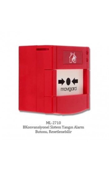 Maxlogic ML-2710/M Konvansiyonel Yangın Alarm Butonu, Marin Sertifikalı