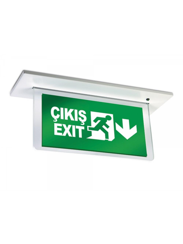Arsel Orion A10205-A102-39223A AEB-39223-L Sıva Altı Acil Çıkış Yönlendirme Armatürü Şebekeden ve Kesintide 180 Dak. Yanan 20xF LED Arsel Orion A10205-A102-39223A AEB-39223-L Sıva Altı Acil Çıkış Yönlendirme Armatürü Şebekeden ve Kesintide 180 Dak. Yanan 20xF LED