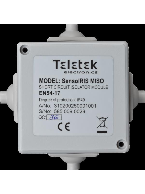 Teletek SensoIRIS MISO Adresli Sistemler için İzolatör Modülü